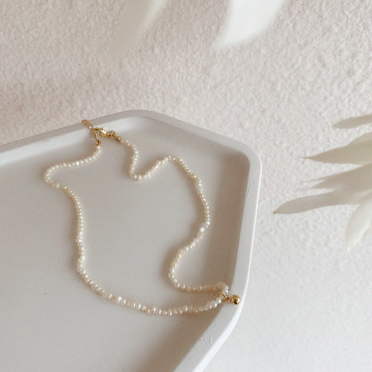 Women's Pearl French Retro Simple Graceful Elegant Necklace