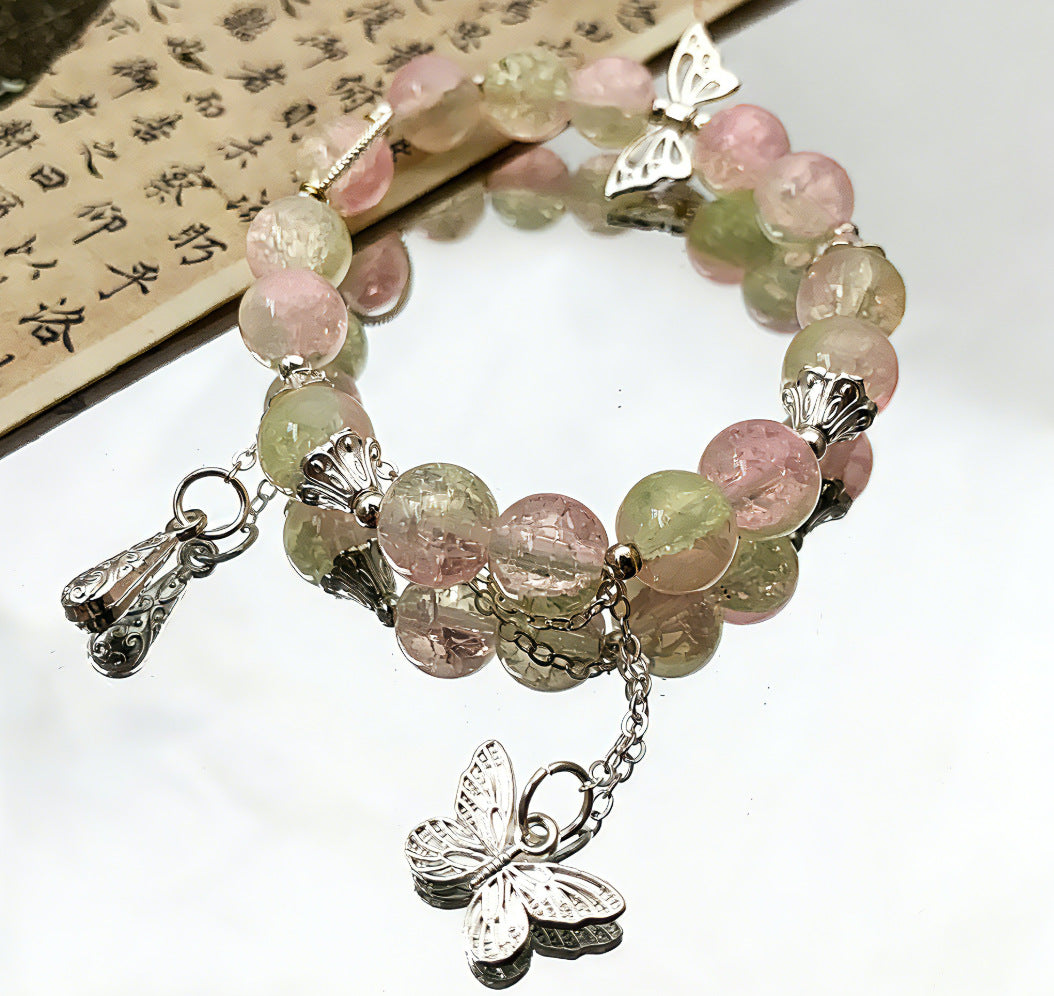 Women's Summer Rainbow Dopamine Fresh Colorful Niche High Bracelets