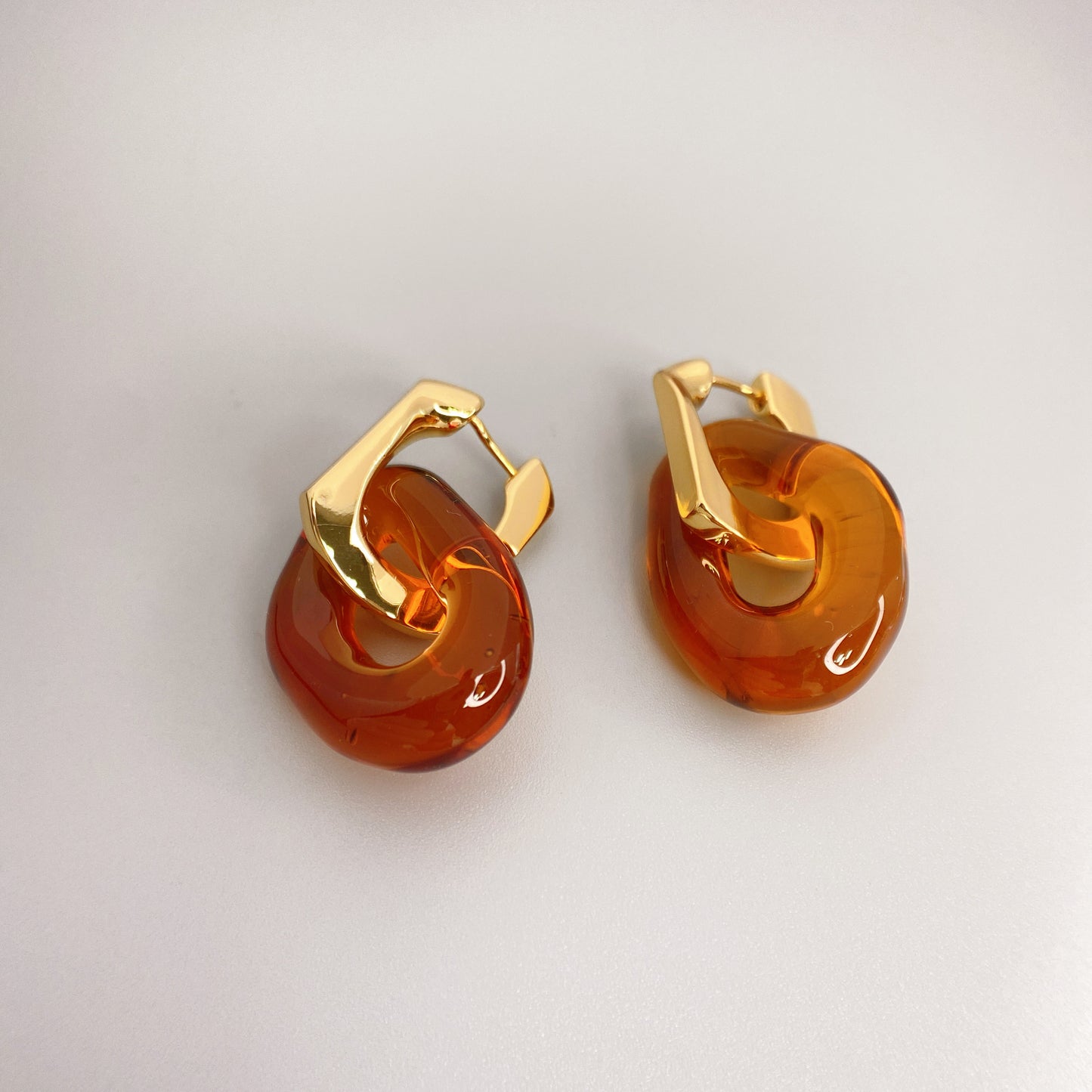 Fashion Detachable Personalized Female Irregular With Colored Earrings