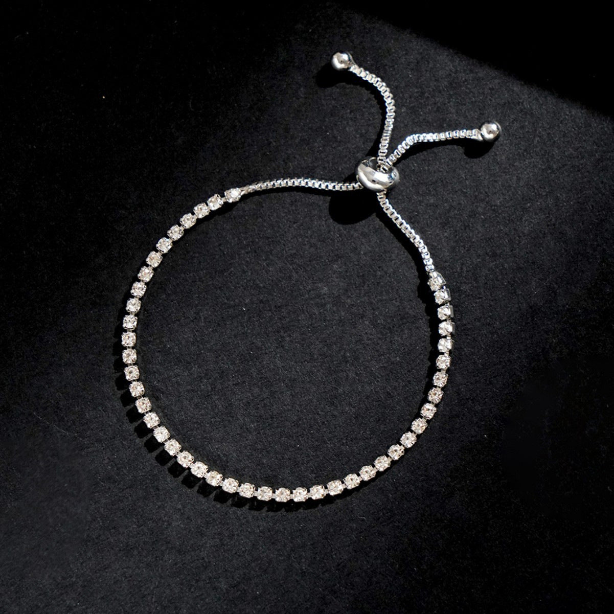 High-grade Gang Drill Simple Adjustable Fashionable Elegant Light Bracelet