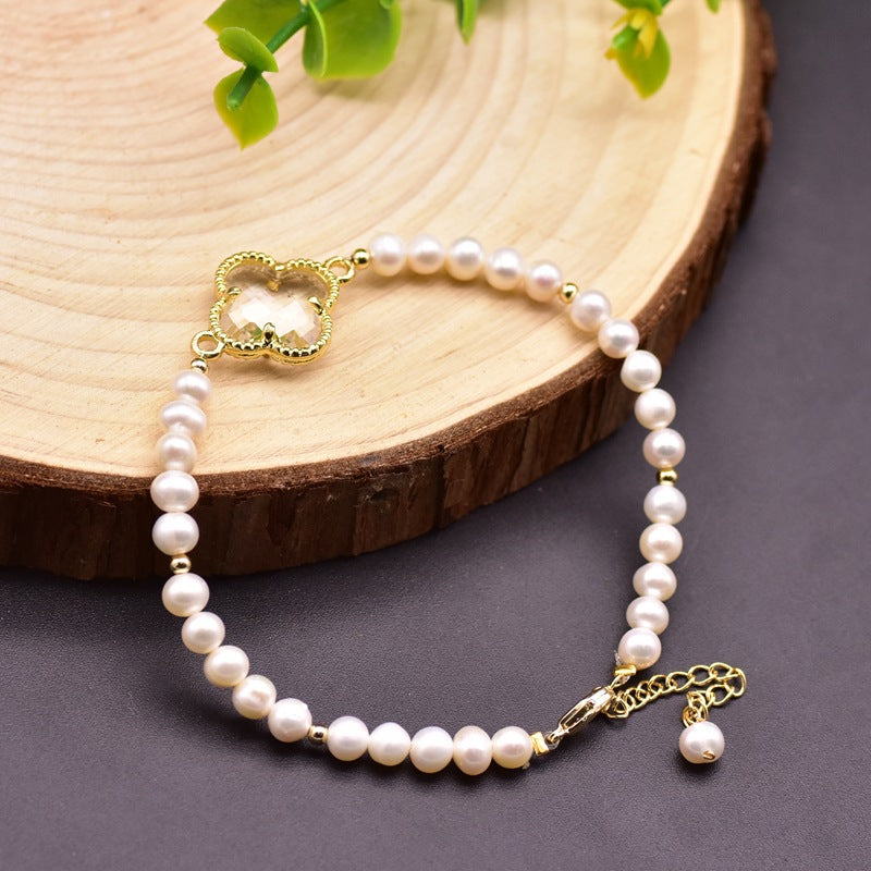 Pearl Natural Design Light Luxury Minority High-grade Bracelets