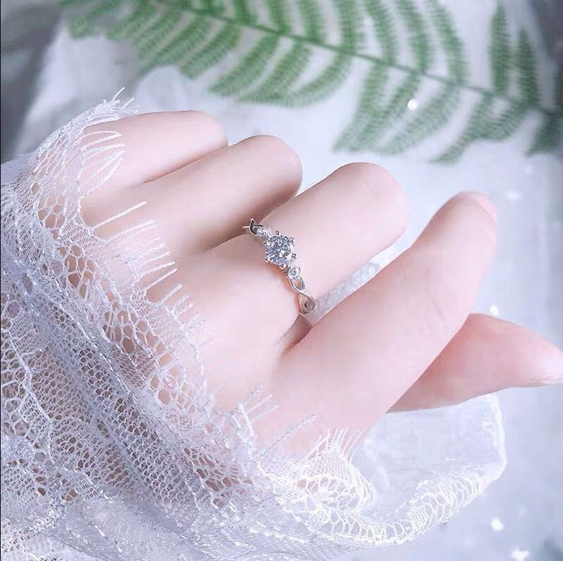 Women's & Men's Korean Style Couple Cord For Braiding One Pair Simple Fashion Rings