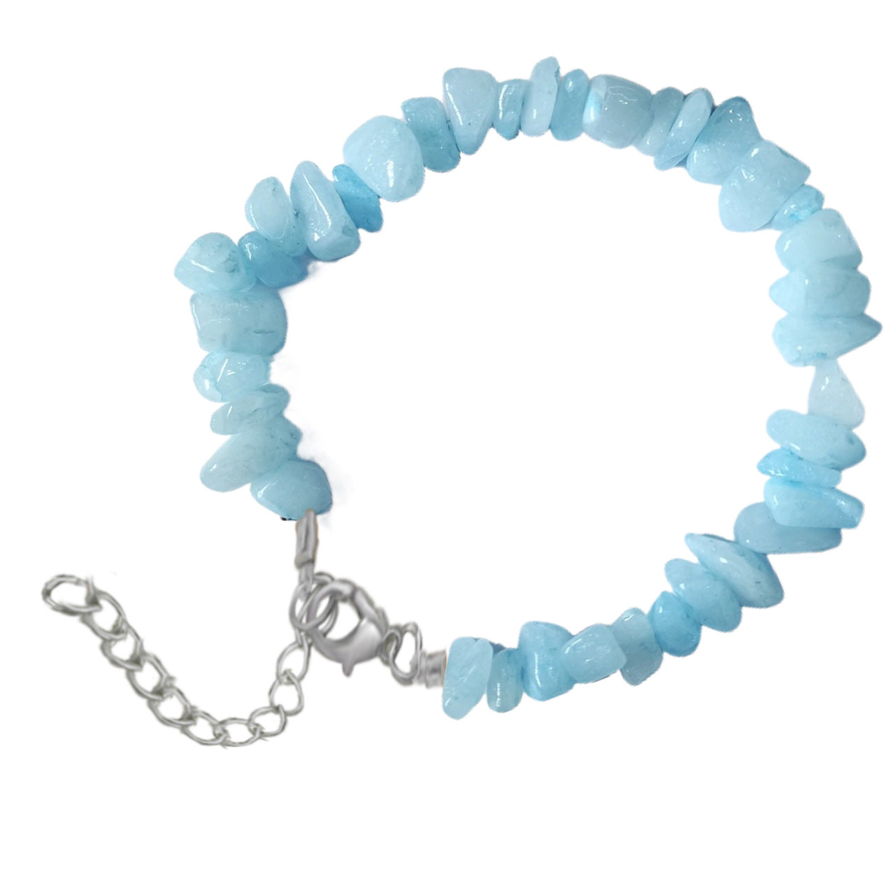 Natural Crystal Agate Gravel Stone Irregular Bracelets