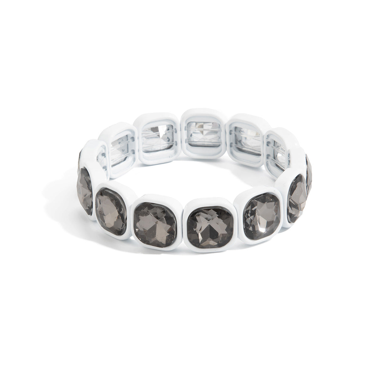 Light Luxury Inlaid Acrylic Diamond Trendy Ring