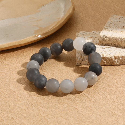 Pliable Temperament Frosted Cloud Crystal Stone Bracelets