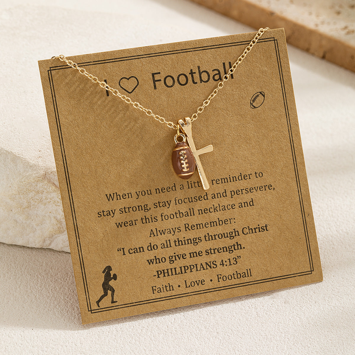 Sports Style Card Alloy Love Cross Basketball Necklaces