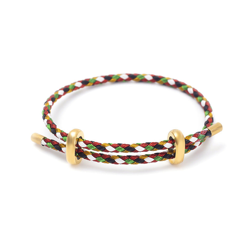 Wire Carrying Strap Couple Red Rope Transfer Beads Dragon Boat Bracelet