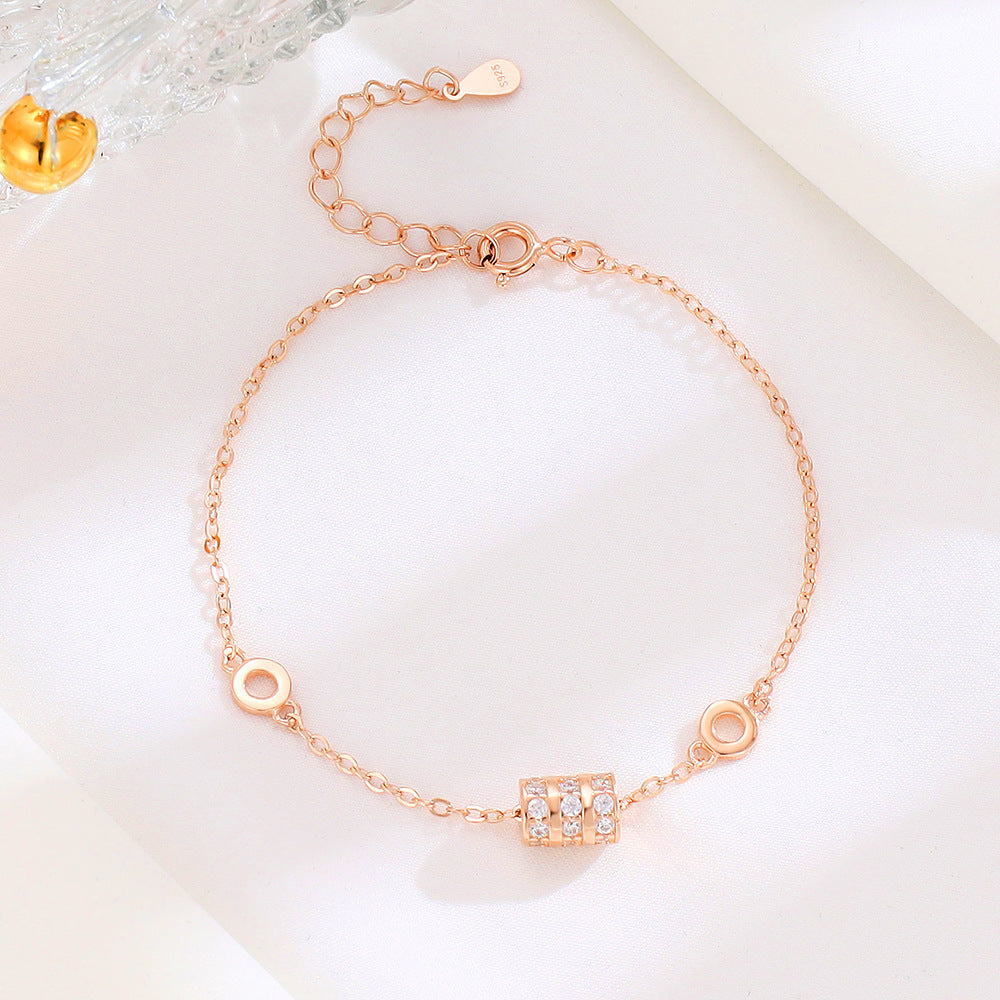 Women's Sier Small Waist Korean Style Elegant Girlfriends Bracelets