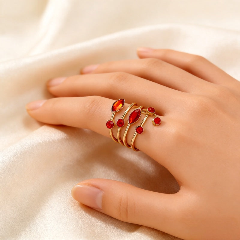 Women's Armband Fashion Flower Leaf Retractable High-grade Bracelets