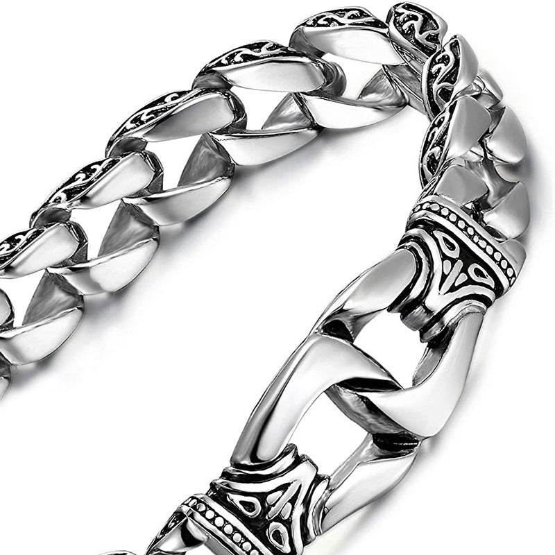 Herren Vintage Totem Kubanische kreative Hip-Hop-Armbänder