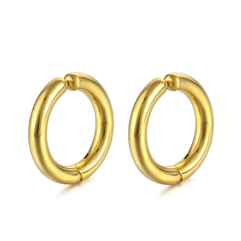 Women's & Men's Fashion Simple Titanium Steel Trendy Ear Clip