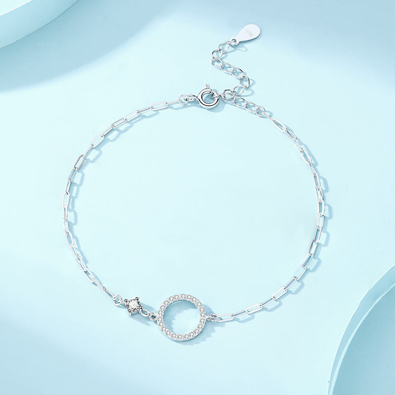 Damen-Kreis-Armbänder, einfache glückliche Freundinnen, Geburtstagsgeschenk