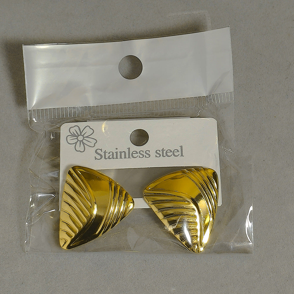 High-grade Fashionable Personalized Starfish Geometric Heart Shape Stud Earrings