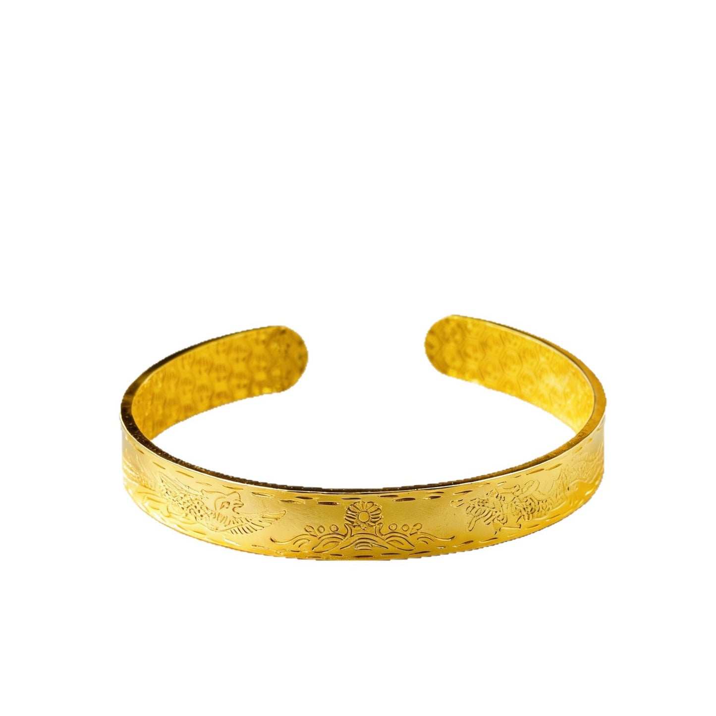 Women's Opening Imitation Dragon Phoenix Wedding Light Luxury Chinese Heritage Bracelets