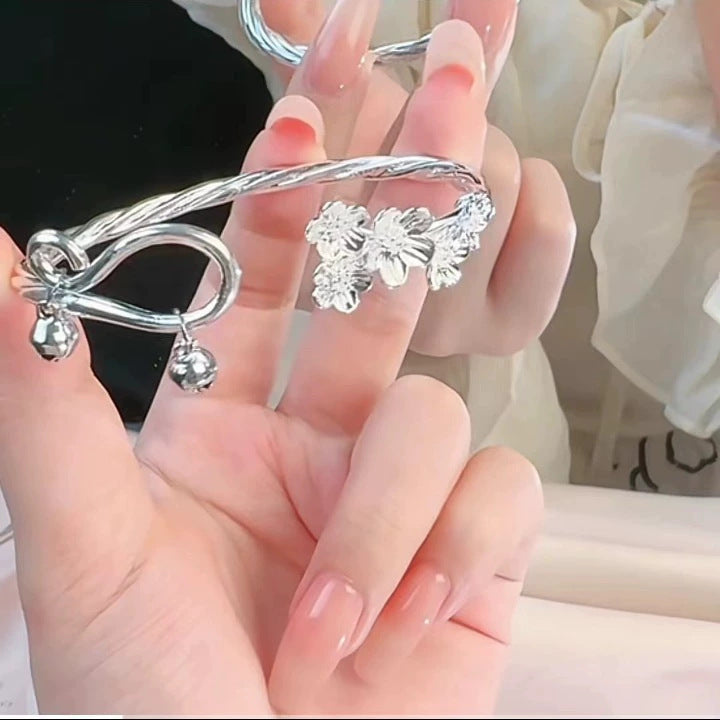 Women's High-grade Flash Zircon Simple Niche Exquisite Irregular Full Diamond Bracelet