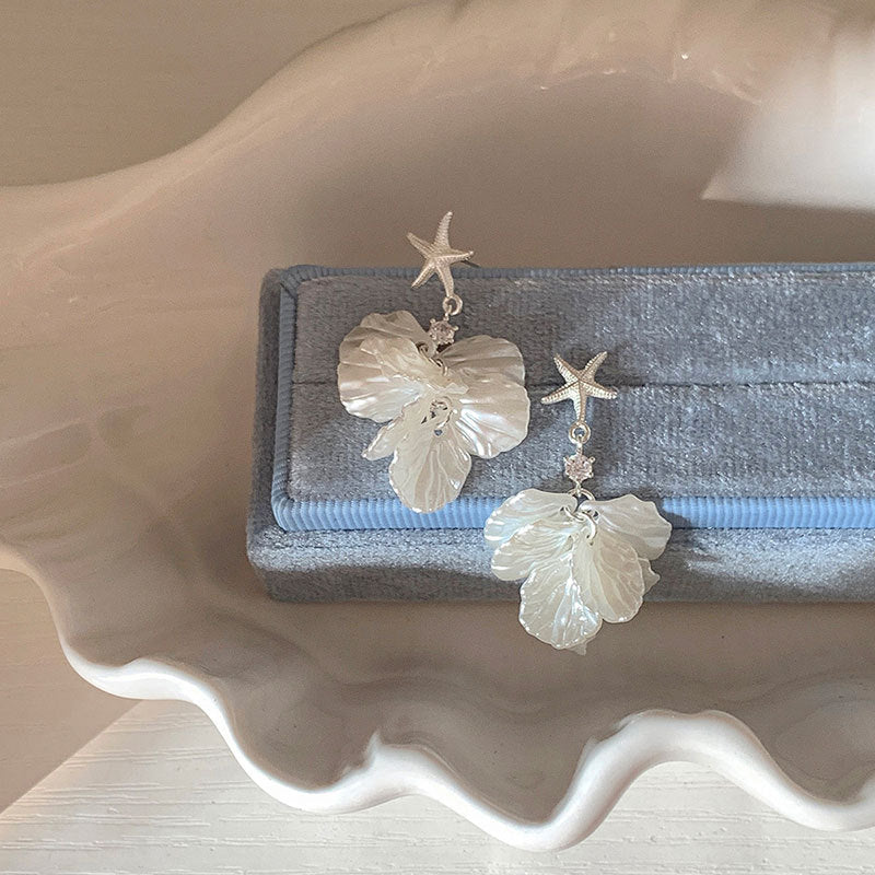 Women's Vacation Style Starfish Shell Petal Fringe For Earrings