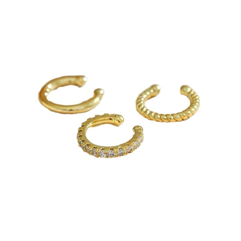 Without Pierced Female Graceful Fashionable Retro Ear Clip