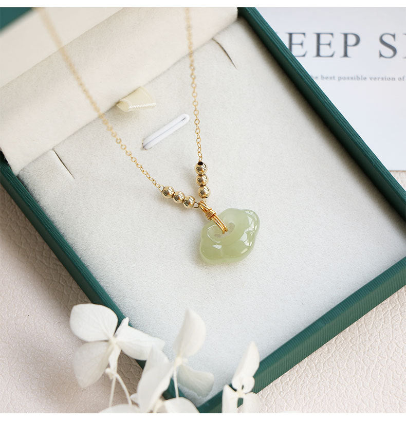 Peace Buckle Fashion Clavicle Chain Exquisite Necklaces