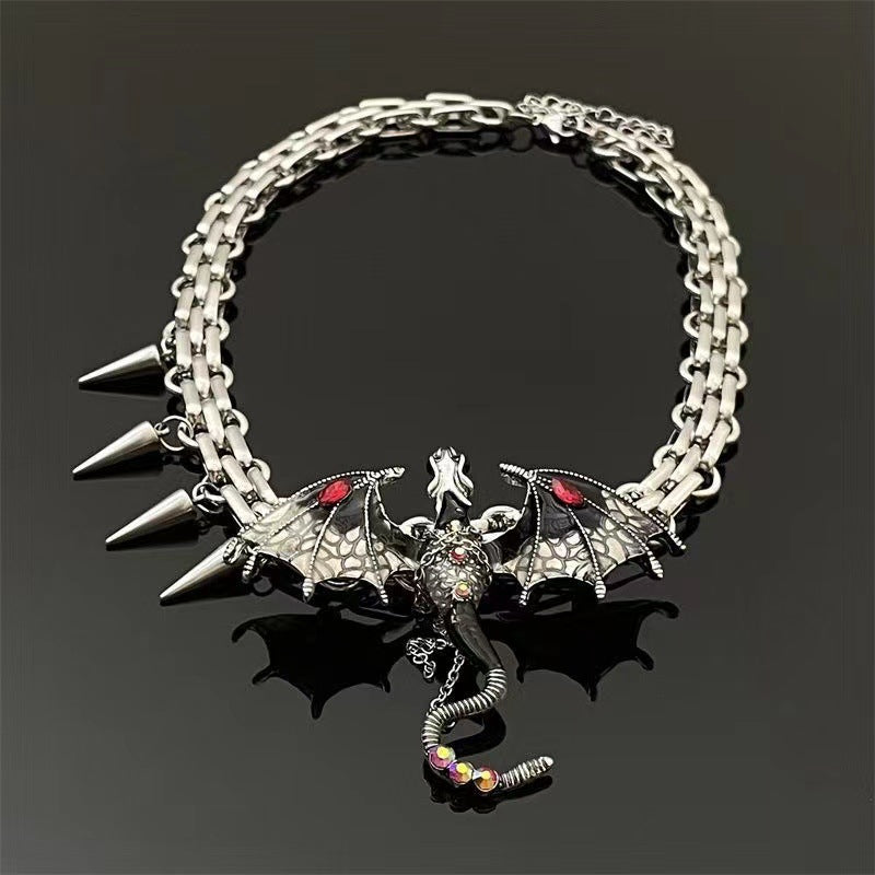 Hip Hop Dragon Street Female Design High-grade Domineering Necklaces