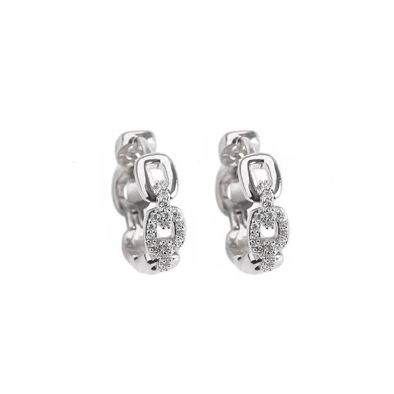 Needle Niche Ear Clip Fashion Exquisite Small Chain Female High Rings
