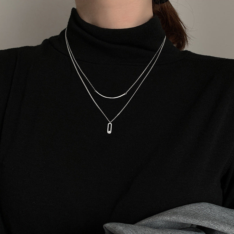 Women's Cold Style Clavicle Chain Light Luxury Necklaces