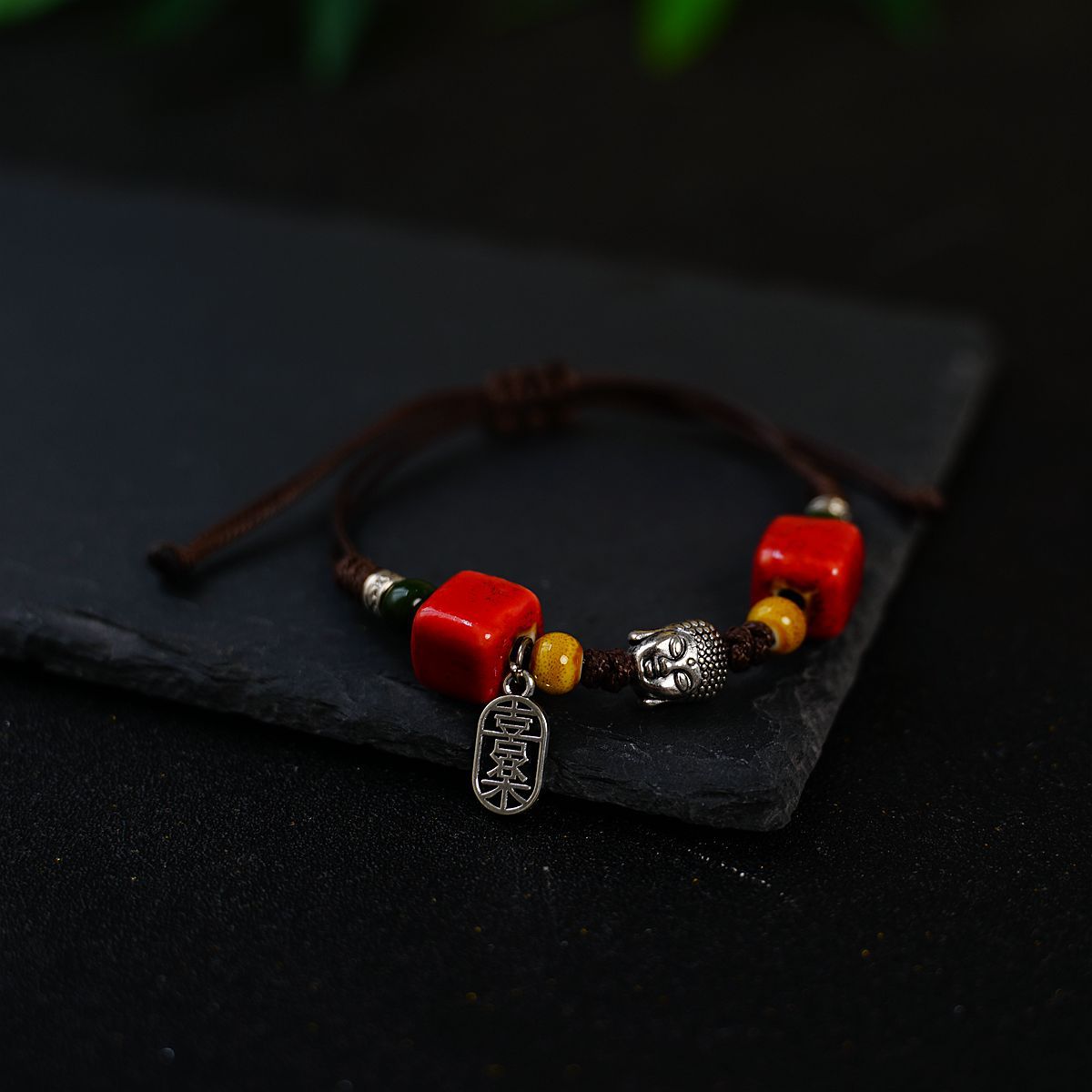 Strap Artistic Fresh Ceramic Retro Ethnic Bracelets