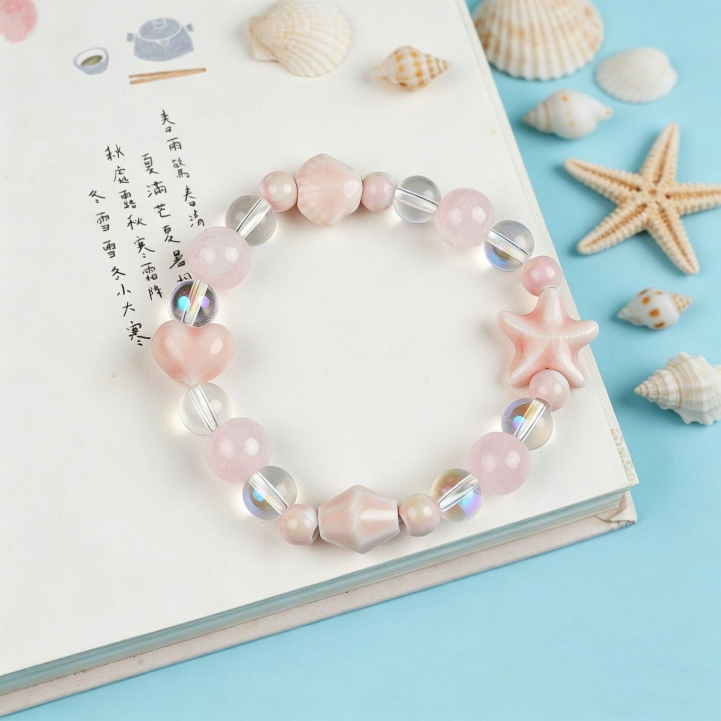Women's Ceramic Design Simple Fresh Ocean Series Bracelets