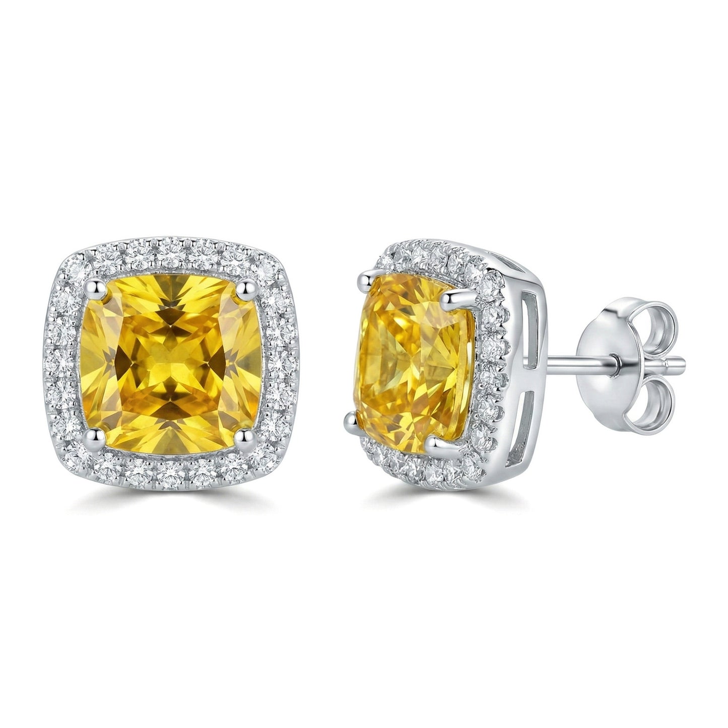 Women's & Men's Material Finely Inlaid Niche High Sense Basic Stud Earrings