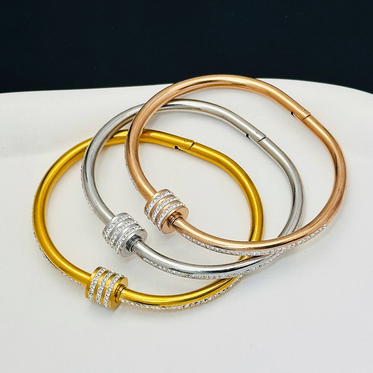 Waist Titanium Steel Rose Gold Simple Bracelet