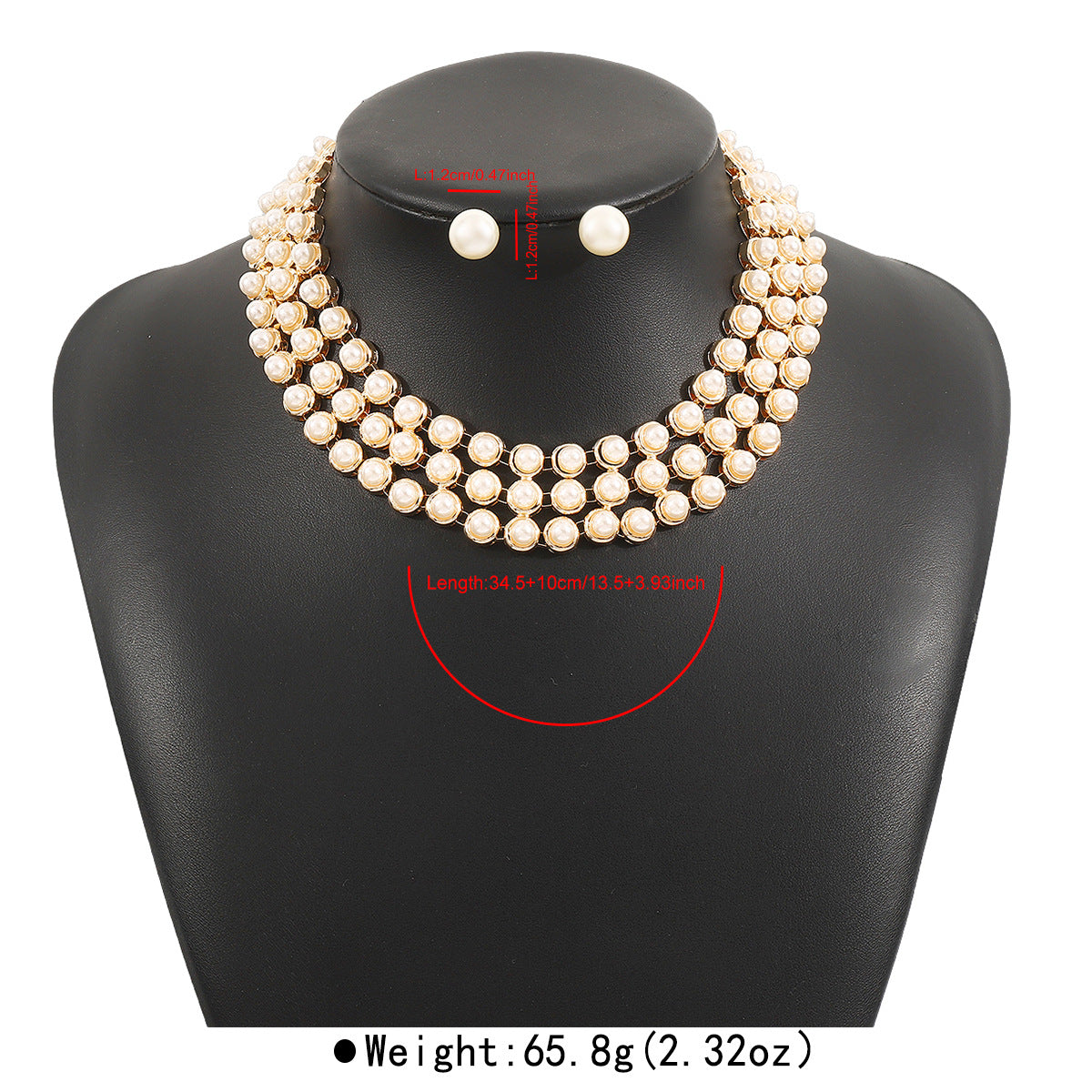 Wedding Versatile Imitation Pearl Short High-key Dignified Exquisite Necklaces