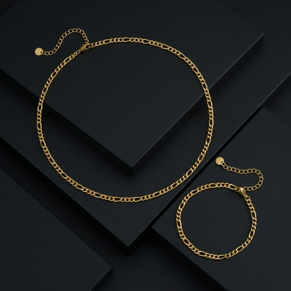 Clip Two-piece Special Interest Light Luxury Style Clavicle Chain Trendy Necklace