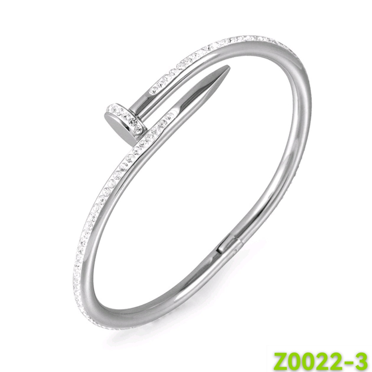 Women's Steel Not Easy To Fade Diamond Nail Bracelet