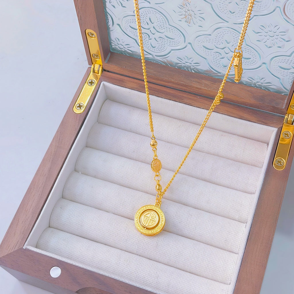 Ginkgo Leaf Variety Retro Affordable Luxury Fashion Design Necklace