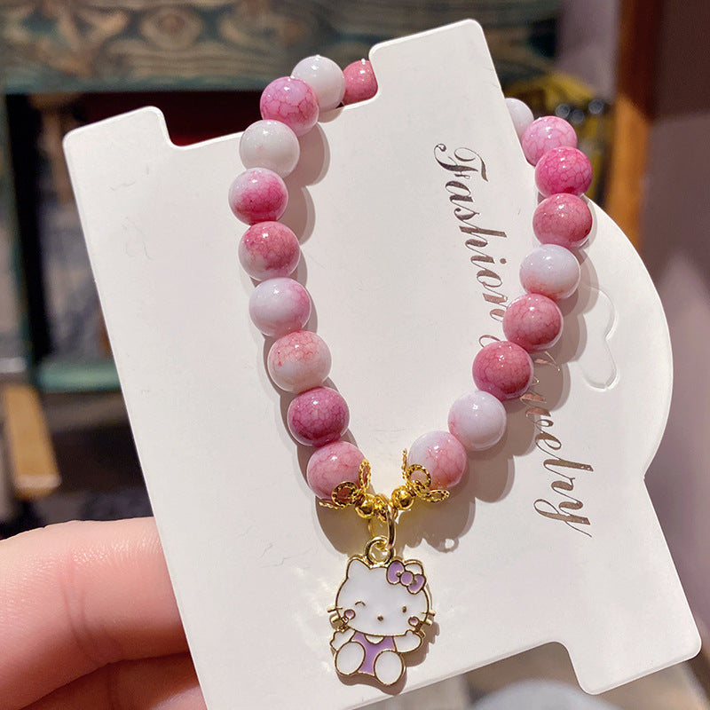 Clow en mélamine pour femmes, cadeau mignon en céramique pour bracelets