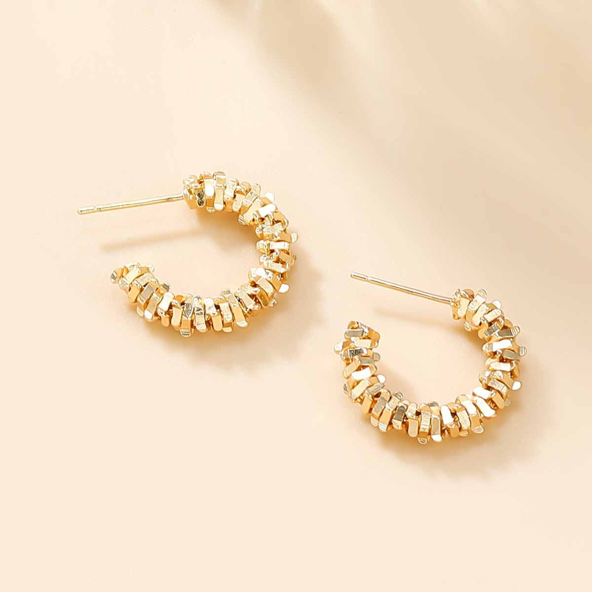 Women's For Niche Design Round Light Luxury Earrings