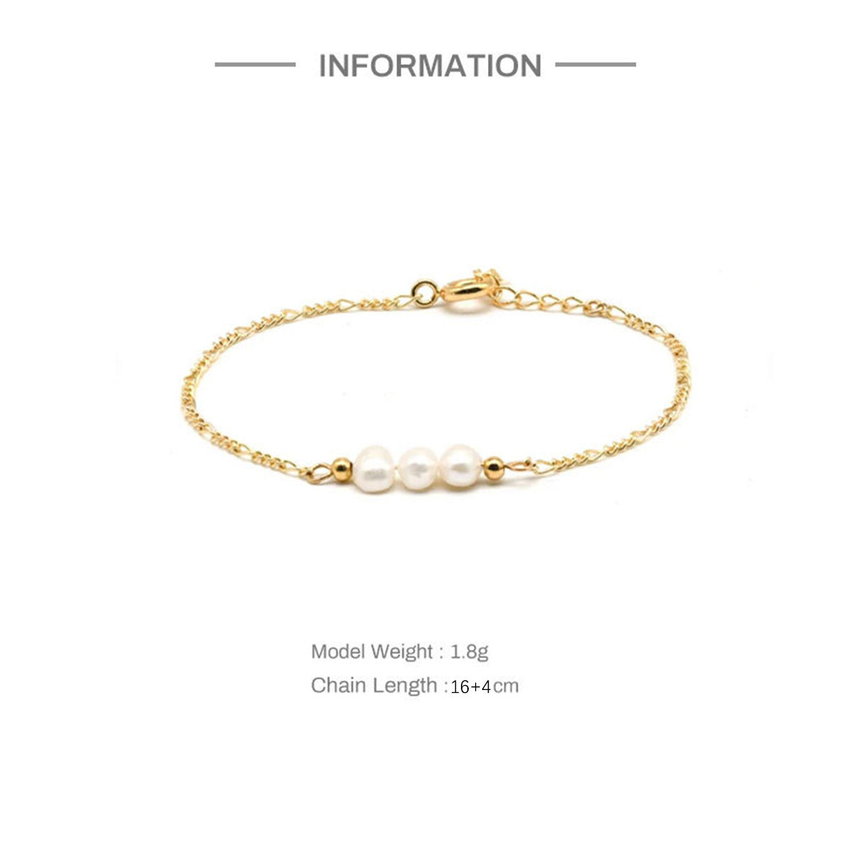 Natural Freshwater Pearl Elegant Simple Wear Bracelets