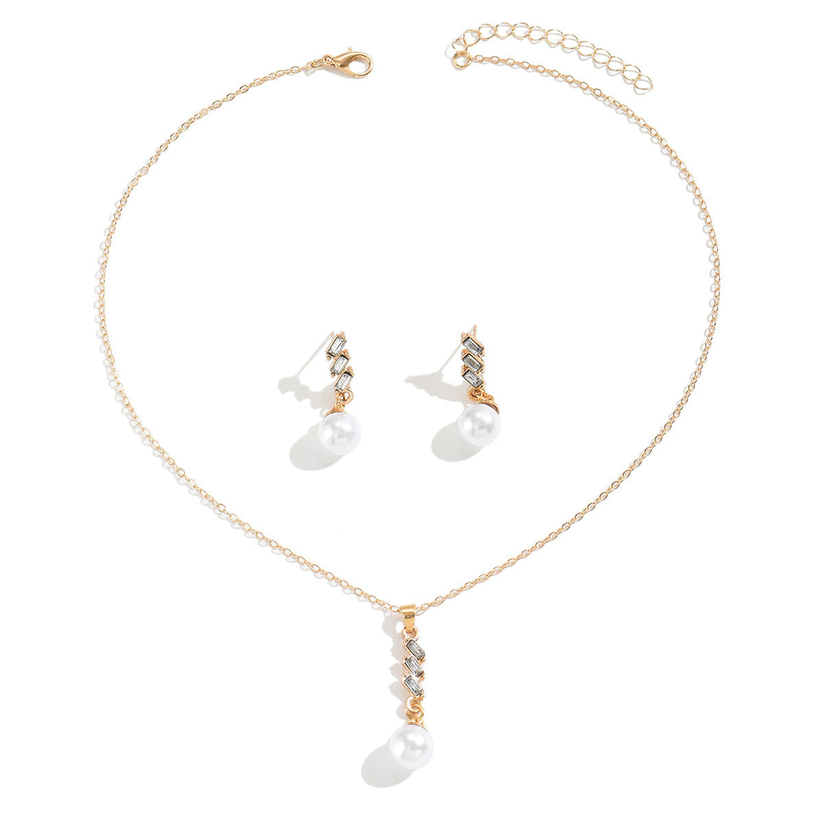 Affordable Luxury Imitation Pearl Suite Personality Rings