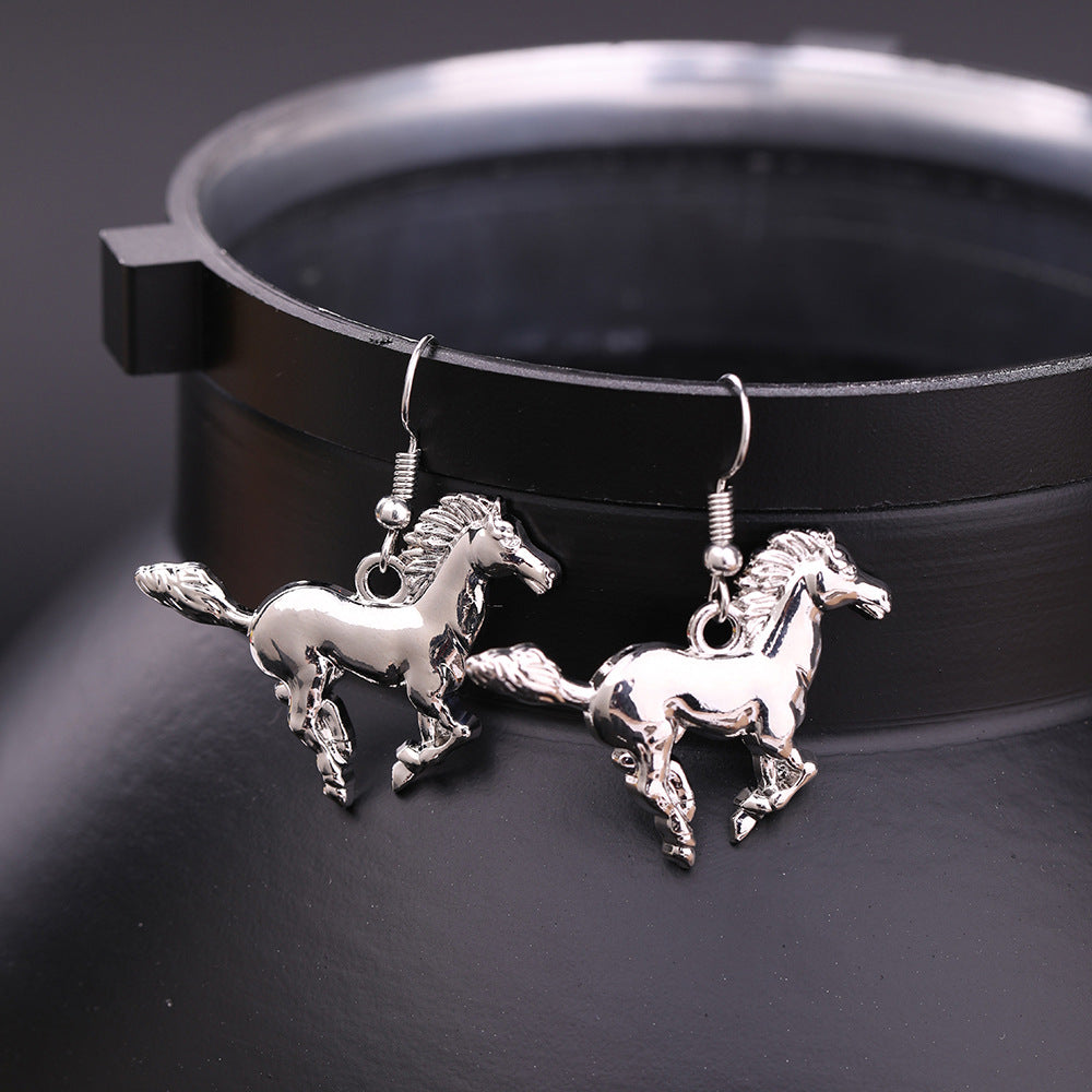 Ornament Ethnic Style Zodiac Horse Glossy Necklaces