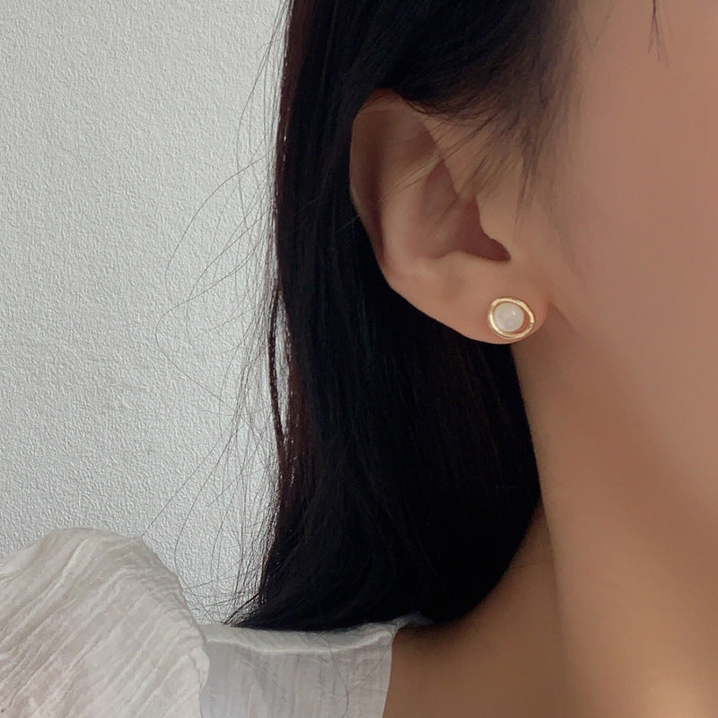 Circle Geometric Ear Short Temperamental Simple Earrings