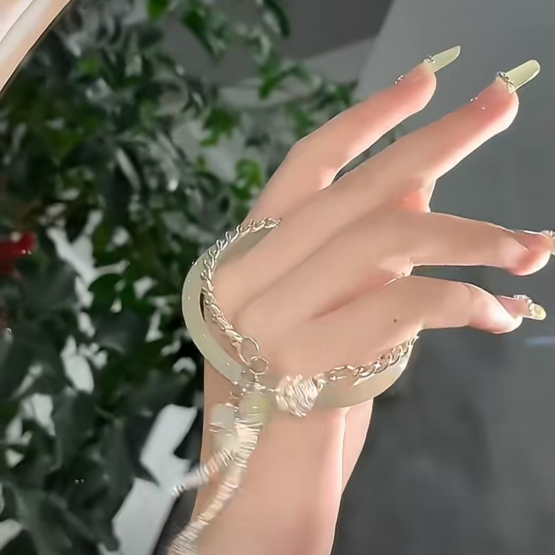 Ancient Style National Fashion Bell Female Light Luxury Bracelet