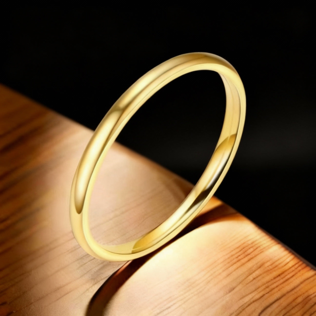 Stainless Steel Simple Light Body Titanium Ring