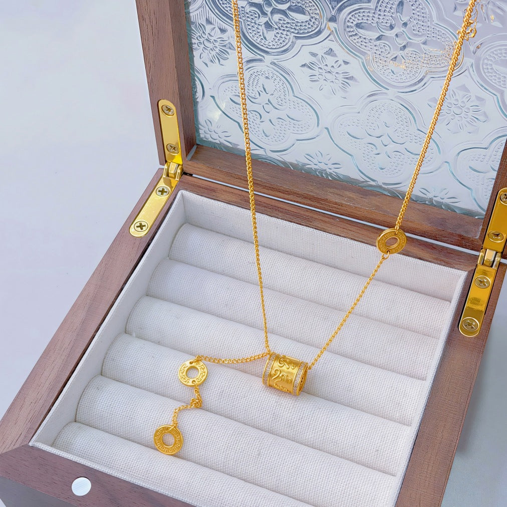 Ginkgo Leaf Variety Retro Affordable Luxury Fashion Design Necklace
