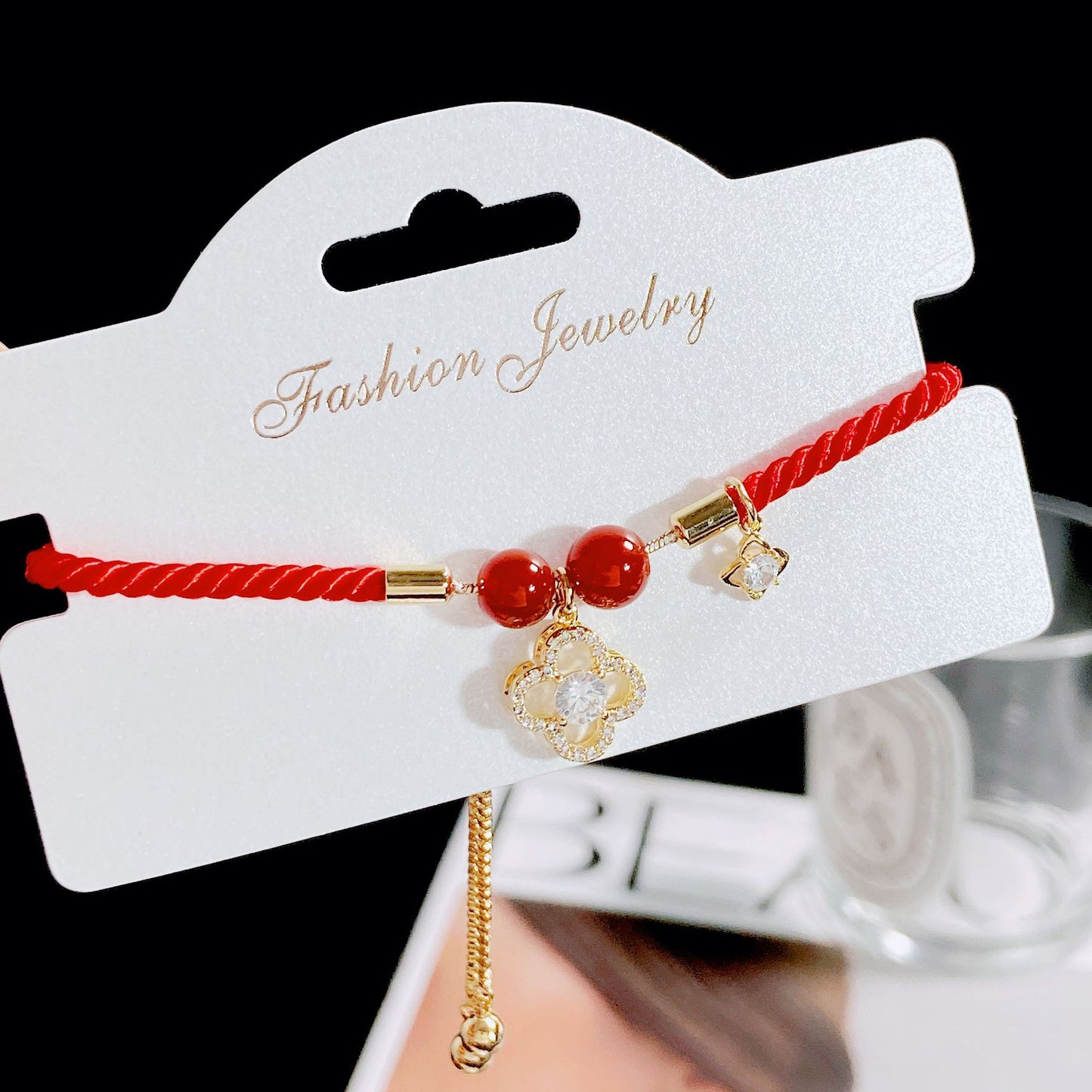 Red Rope Drawstring Fashion Life Woven Bracelets