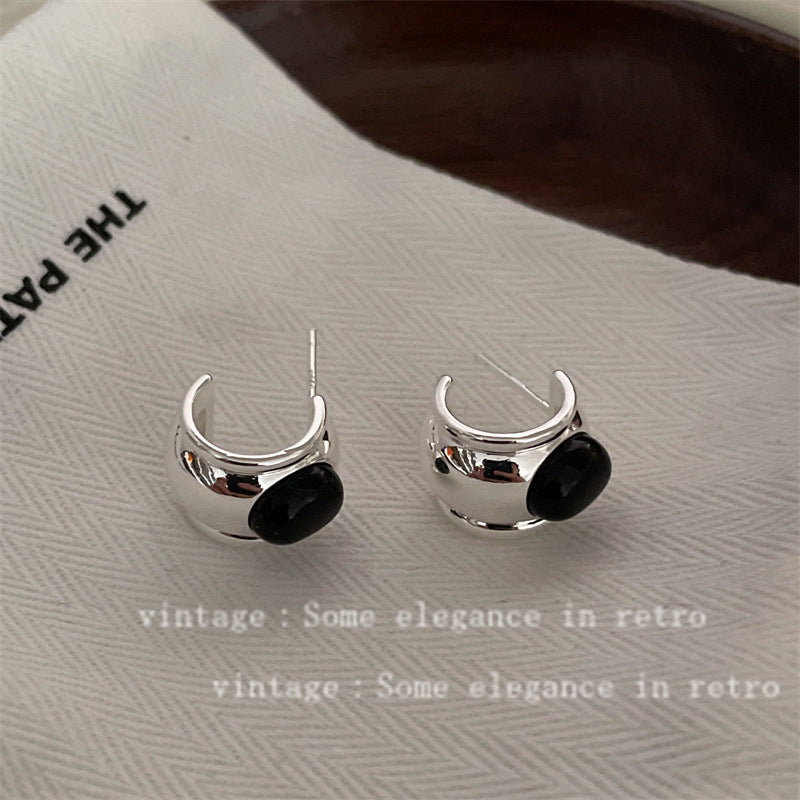 Clip Female Niche Unique Personality Vintage Earrings