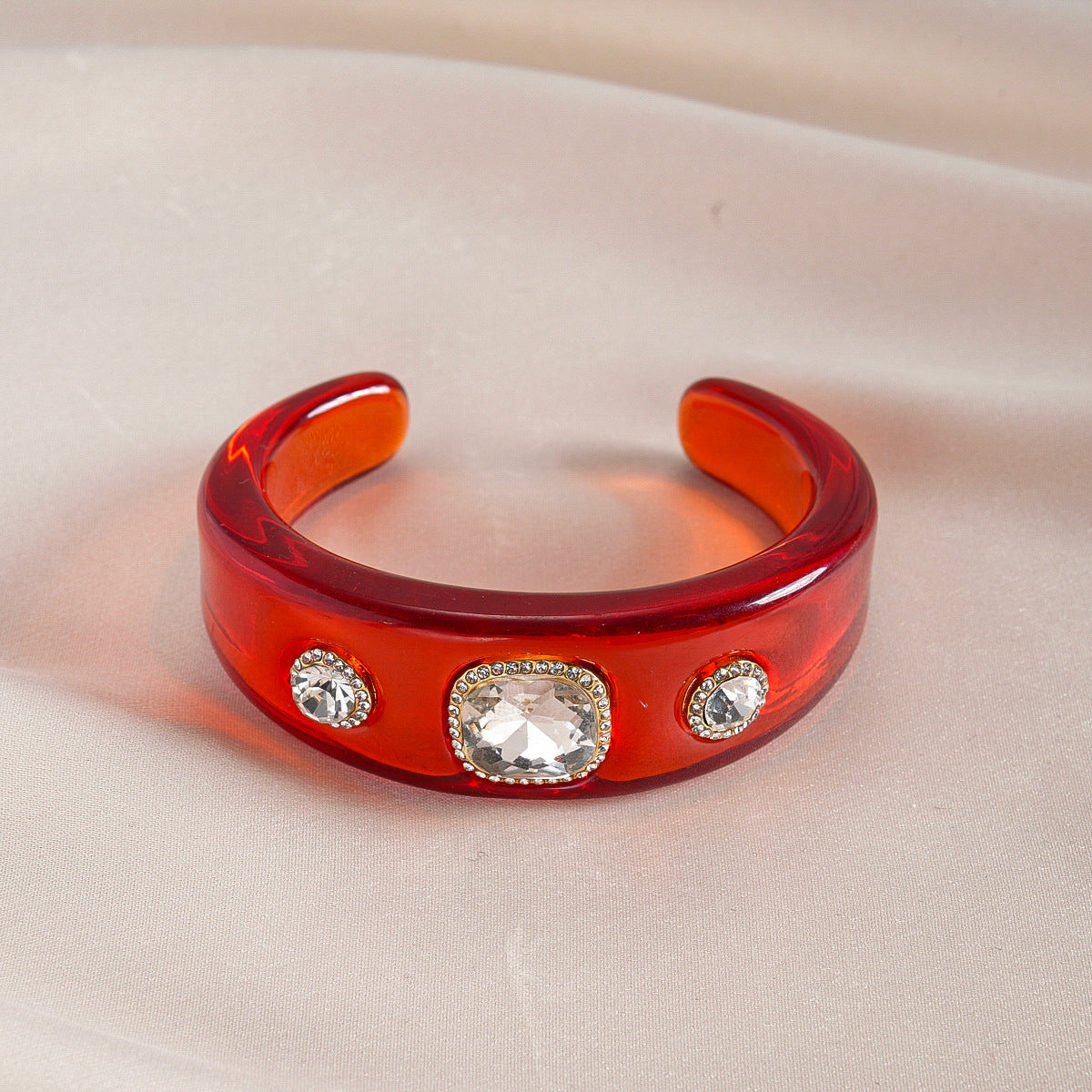 Women's Irregular Resin Minority Simple Retro Temperament Personality Fashion Design Unique Bracelets