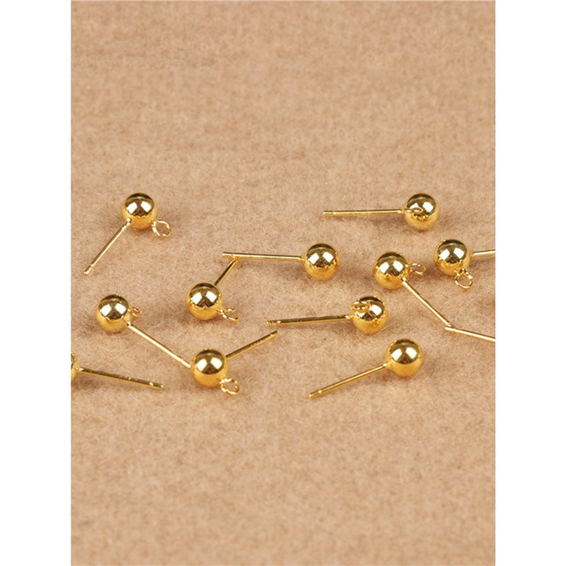 Band Sterling Sier Sliver Beads Scattered Tassel Accessory Strap Stud Earrings