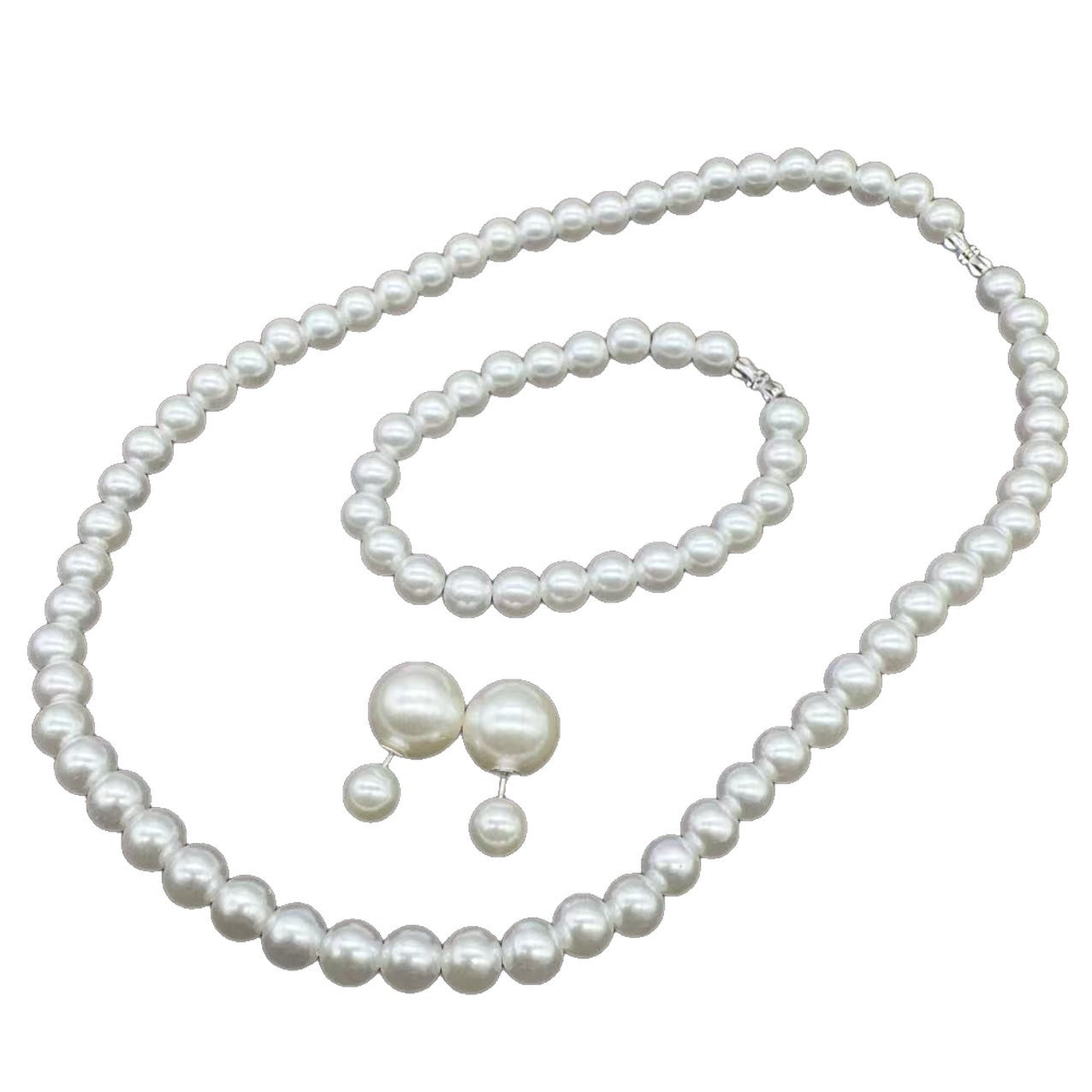 Pearl Three-piece Advanced Sense Clavicle Chain Bracelets