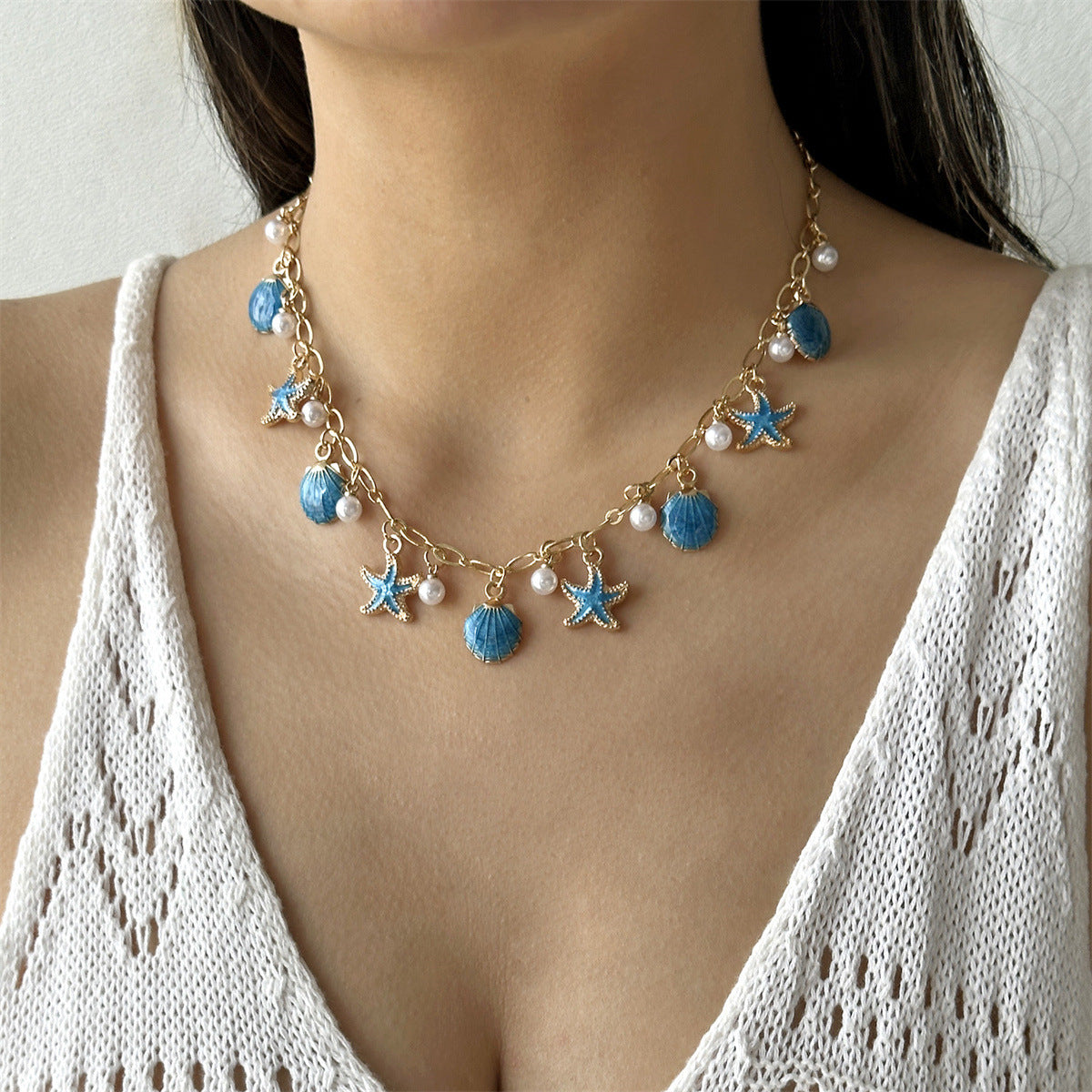 Conch Drop Oil Female Personal Leisure Necklace