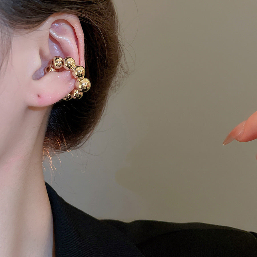 Pearl Love Tassel Art Retro French Fashion Temperament Earrings