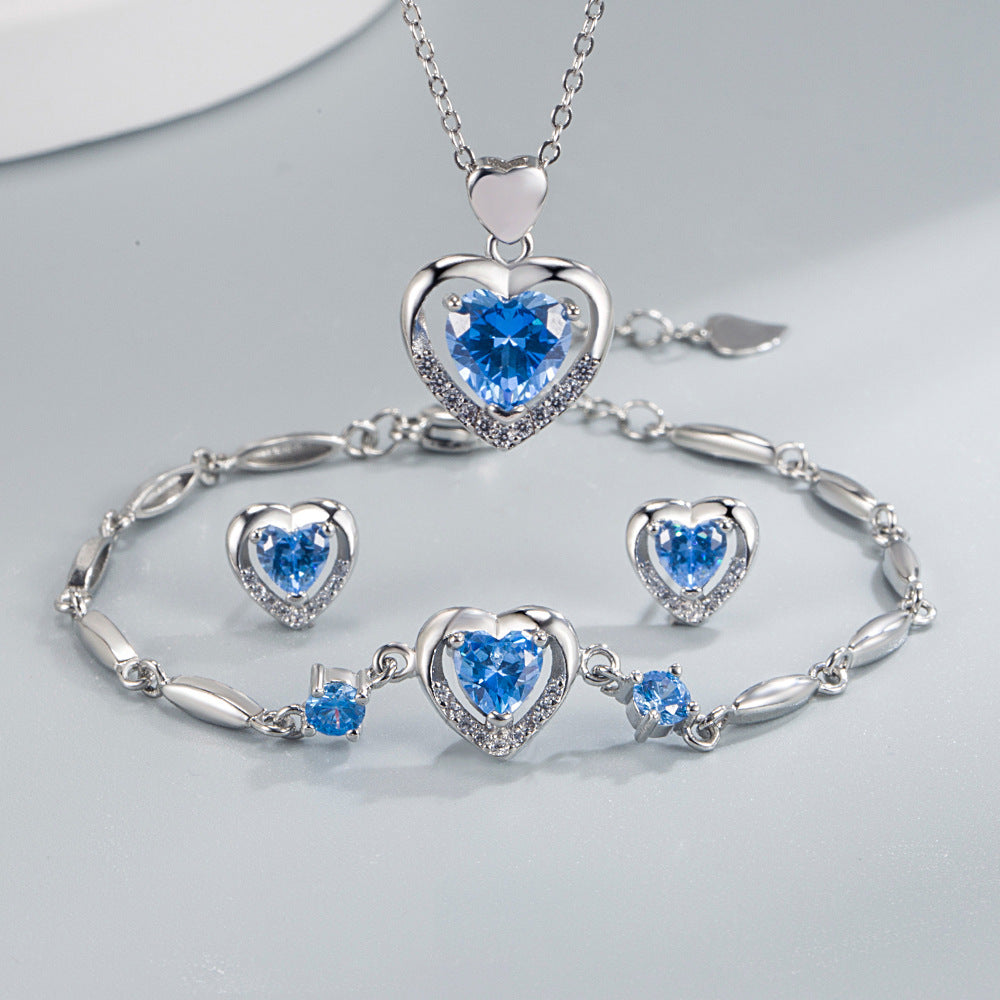 Women's Heart Of Eternity Korean Light Luxury Small Pendants